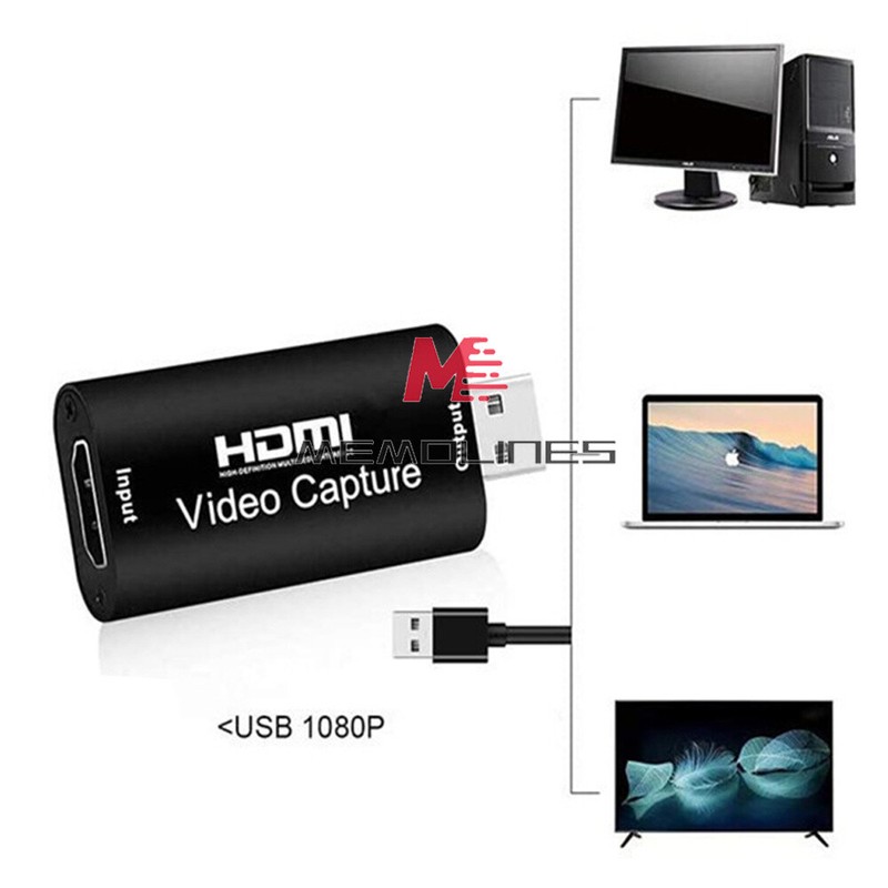 USB 3.0 HDMI Video Capture Card 1080p HD Recorder for Video Live Streaming/Game
