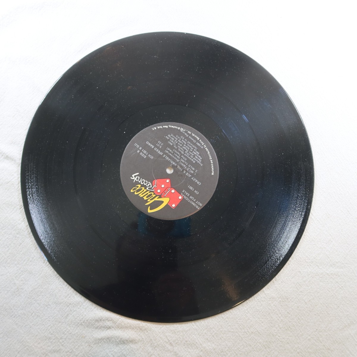 Crazy Joe And The Variable Speed Band Wild Thing PROMO SINGLE