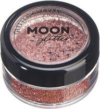 Holographic Glitter Shakers by Moon Glitter - Rose Gold - Cosmetic Festival Make