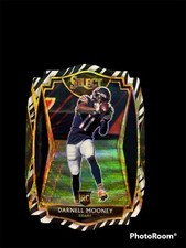 2020 Select Football Darnell Mooney Premier Level Zebra Die Cut Prizm RC