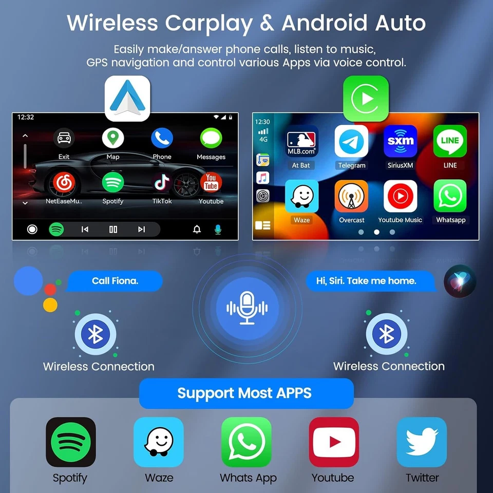 2+64GB CarPlay Android13 Radio Für Jeep Compass 2007-2010  GPS Navi BT Kamera - Bild 3 von 4