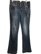 Catherine Maladrino Jeans size 2 Bootcut Low-rise Light Wash Stretch Soft Denim