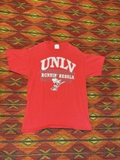 Vintaeg 90s UNLV Running Rebels Single Stitch Tultex T-Shirt Fits Large