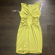 Calvin Klein Womens Green Dress Size One Size