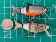 LOT 2 DIVER CRANKBAITS 2 SWIMBAITS KICKIN’ SHAD SILVER JOINT SEMI-SOFT