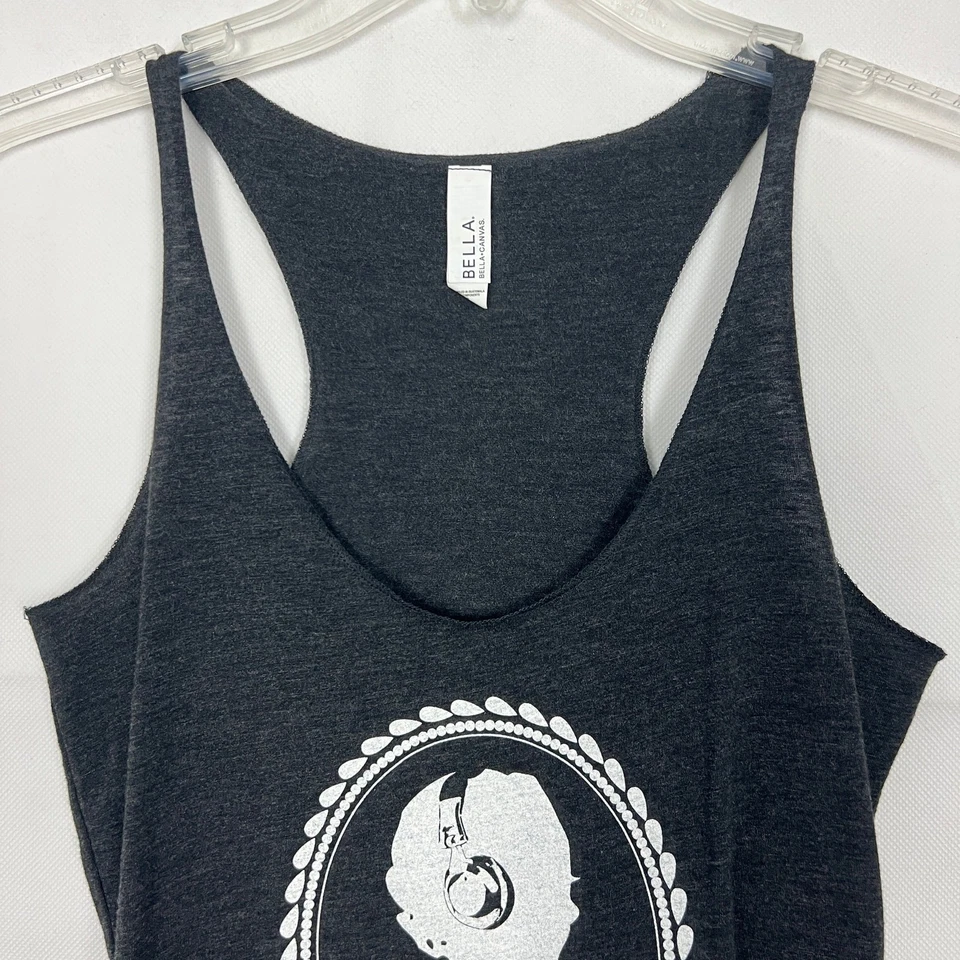 Bella Scoop Women's Neck Gray Tank Top Size XS Athleisure Casual — 第 3/4 张图片