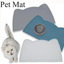 Food Grade Silicone Pet Feeding Mat | Waterproof Non-Slip Cat & Dog Bowl Placema