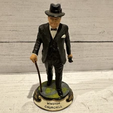 Charles Stadden 4 inch Pewter Figure of Winston Churchill.  Rare