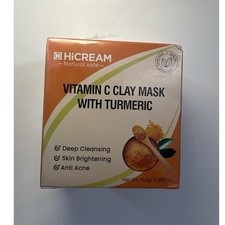 Turmeric Vitamin C Clay Mask, Vitamin C Clay Facial Mask with Kaolin Clay New