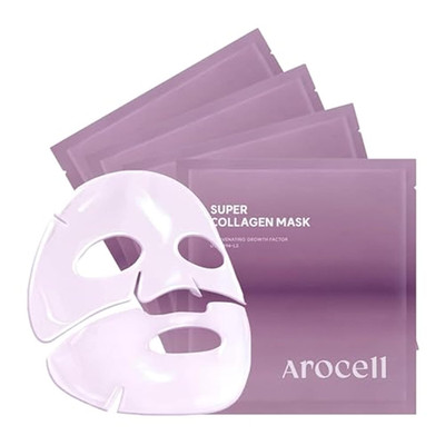 AROCELL Super Collagen Overnight Hydrogel Mask with Retinol, Stem Cell & Pure At