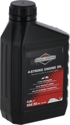 Briggs & Stratton 100005E SAE30 4 Stroke Lawnmower Engine Oil, 0.6L