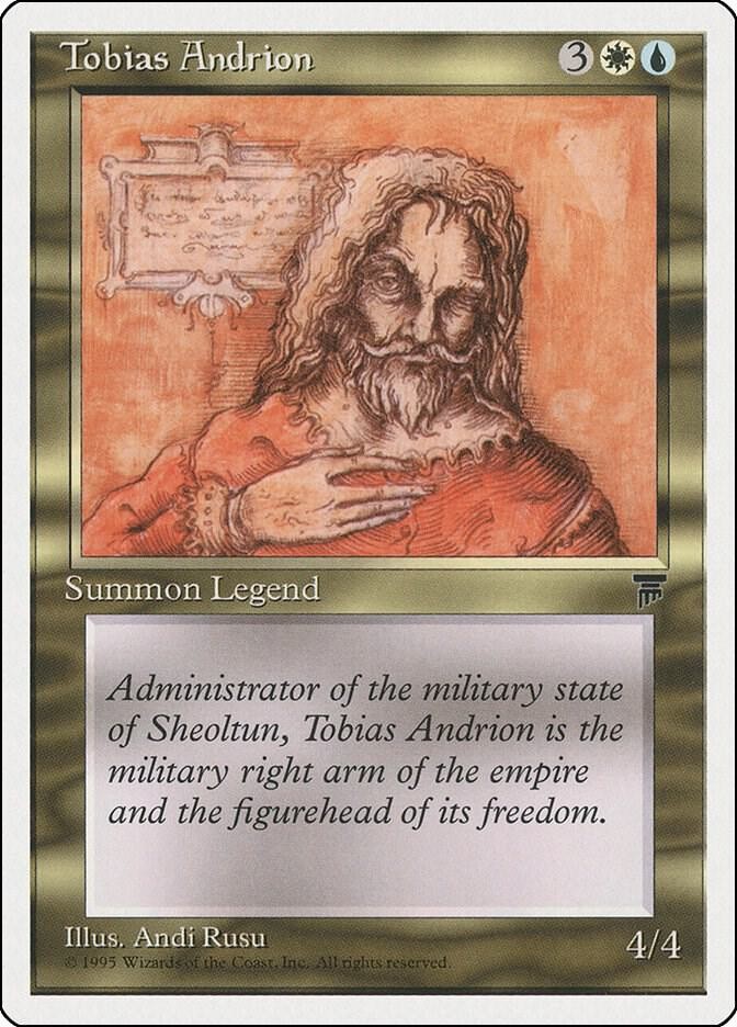 Tobias Andrion Uncommon Chronicles Magic: The Gathering Lightly Played