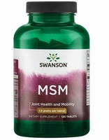 Msm - Organischer Schwefel 1500Mg 120 Tab Swanson