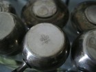 Antique E.G Webster and Son Silverplate Brandy Warmer Pots and Saucers Set of 4 — photo 10