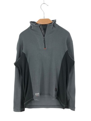 HELLY HANSEN Men 1/4 Zip Neck Work Wear Jumper Pullover Fleece Size S