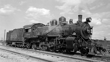 Atsf Santa Fe 2-6-2 No. 1113 With Tender Amarillo Tx Sept 1952 5 X 7 Photo Atsf Santa Fe 2-6-2 No. 1113 With Tender Amarillo Tx Sept 1952 5 X 7 Photo