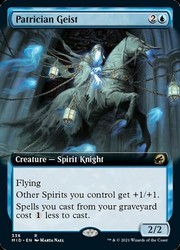Patrician Geist (Extended Art) #338 Foil - Innistrad: Midnight Hunt MTG