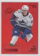 2022-23 Skybox Metal Universe Rookies PMG Red /90 Nils Aman #194 g9x