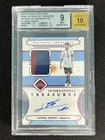 2022 National Treasures World Cup Lionel Messi Ruby GU Patch Auto /5 BGS 9/10