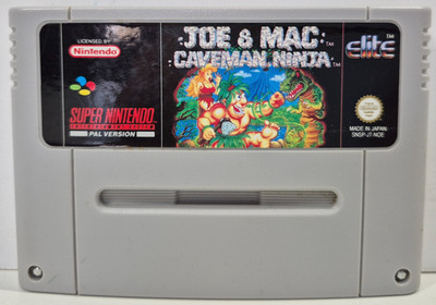 Joe & Mac: Caveman Ninja - Super Nintendo / SNES - Nur das Modul - PAL Version