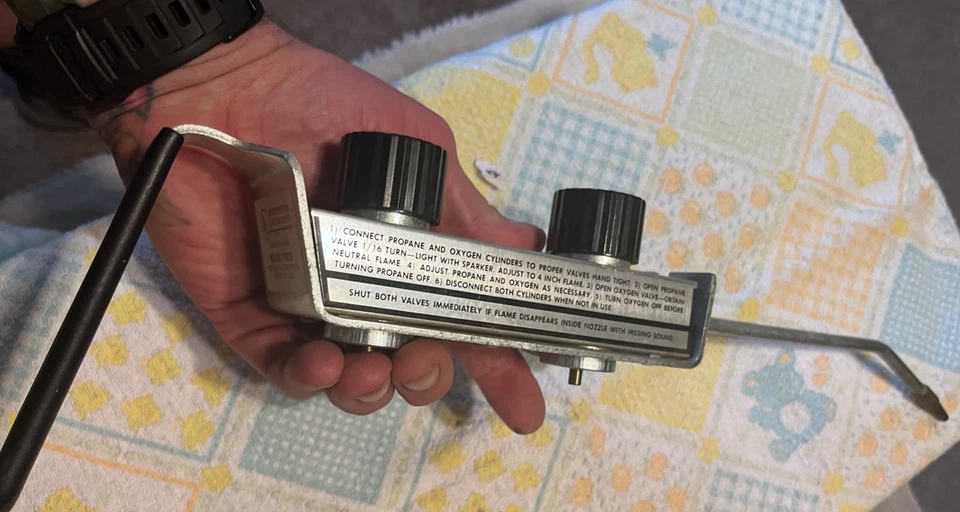 Antorcha de Mano BenzOmatic - Antorcha de Soldadura Oxígeno PROPANO FUNCIONA PERFECTAMENTE Foto 3 de 4