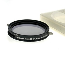 K F NANO-X Series Variable ND2-32 CPL 52mm Lens Filter Neutral Density CPL 2in1