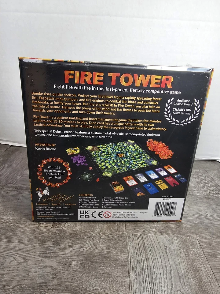 Fire Tower Board Game Strategy Parade Ages 10+ For 2-4 Players - NEW Sealed - Image 4 of 4