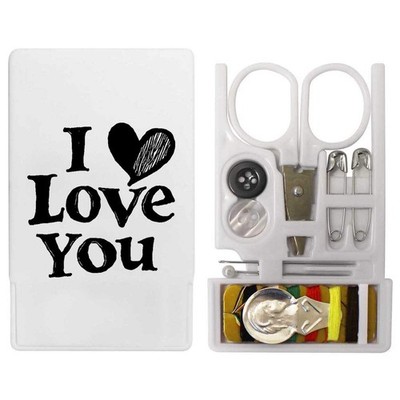 'I Love You with Heart' Mini Travel Sewing Kit (SE00035867)