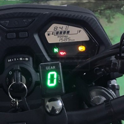 Green Motorcycle 1-6 Level Gear Indicator For Kawasaki Ninja ZX-6R