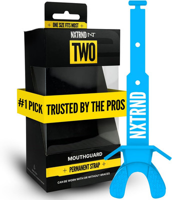 Nxtrnd Two Football Mouth Guard, Football Mouthpiece with Strap, Fits Adult & Yo