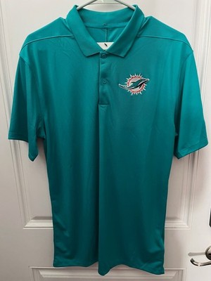 Nike Men's Miami Dolphins Green Dri-FIT Victory Polo Shirt Team Issue Size S / M