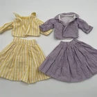Vintage Lot of 2 Vintage 50's Style Doll Dresses - Unbranded