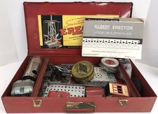 Vintage AC Gilbert Erector Set No 7 1/2 Engineers Set Non-working Motor C *READ*