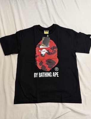 A Bathing Ape BAPE Men's Black Ape Head Graphic T-Shirt Size S Cotton Knit