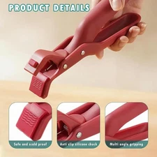 1/2PCS Multi-Purpose Anti-Scald Bowl Holder Clip for Kitchen,Nylon Non-Slip Clip