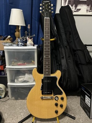 Epiphone Inspired By Gibson Les Paul Special Double Cut TV Yellow With Gig Bag