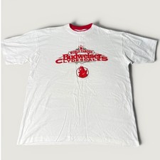 Vintage 1994 Budweiser Clydesdales T Shirt Mens Large White Elko Nevada USA Made