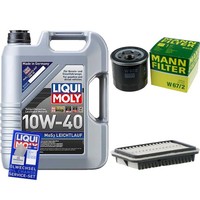 Mann Inspektionspaket 5L Liqui Moly 10W-40 FüR Suzuki Alto 1.1 Wagon R+