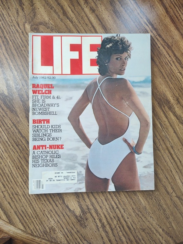 Vintage Life Magazine July 1982 Vol 5 No. 7 Raquel Welch Newest Bombshell