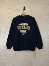 Vintage 90s Wild CCM Black Crewneck Sweatshirt Gift for Fan