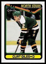 1990-91 O-Pee-Chee Curt Giles #228 Minnesota North Stars