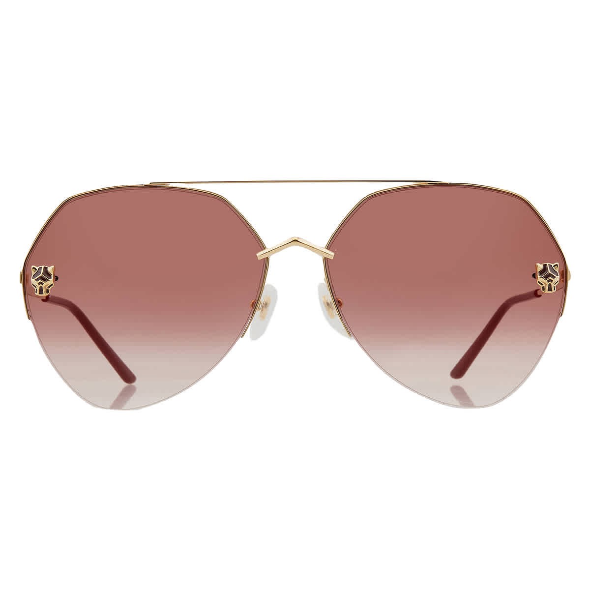 Cartier Panthere de Cartier Red Multi Treatment Pilot Ladies Sunglasses CT0355S image 2