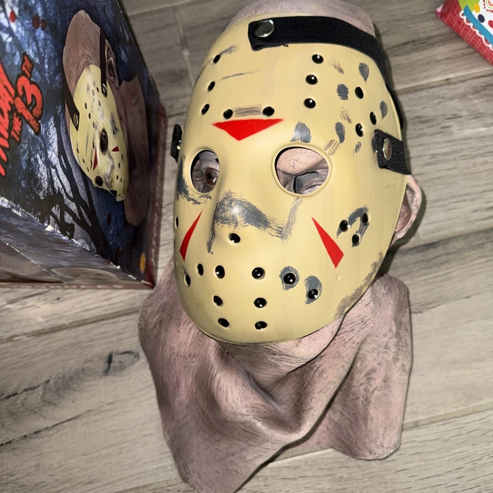 Rubie's DLX Deluxe Collectors Jason Voorhees Mask Friday The 13th - Image 2 of 2