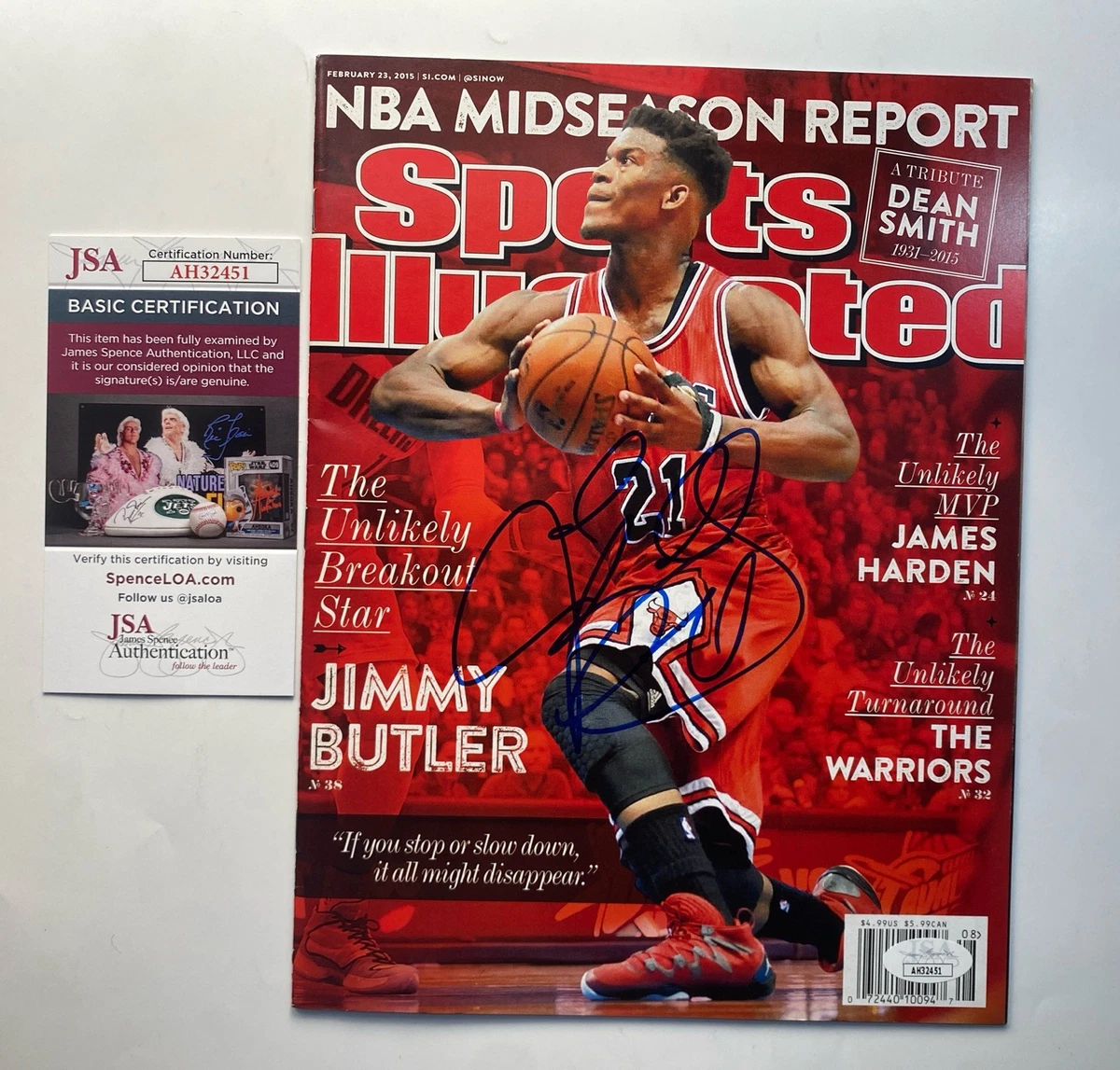 Jimmy Butler Chicago Bulls NBA Original Autographed Items for sale