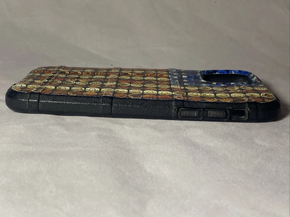 Capa protetora resistente à prova de choque para iPhone 11 balas design bandeira americana - Imagem 4 de 4