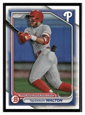 2024 Bowman Prospects #BP-113 TayShaun Walton Philadelphia Phillies  34659