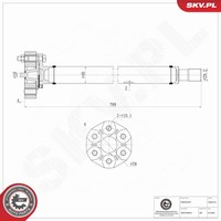 Antriebswelle Esen SKV 76SKV137 FüR BMW X5 E70 Xdrive