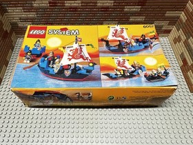 (L-2) LEGO&reg; System Classic Castle Sea Serpent 6057 Instructions Original Packaging Complete!