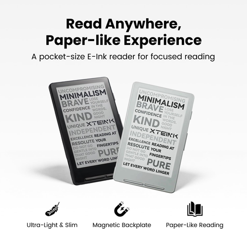 XTEINK X4 E-Book Reader (Developer Edition), 4.3