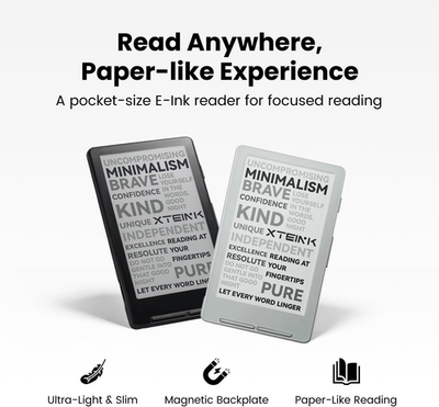 XTEINK X4 E-Book Reader (Developer Edition), 4.3